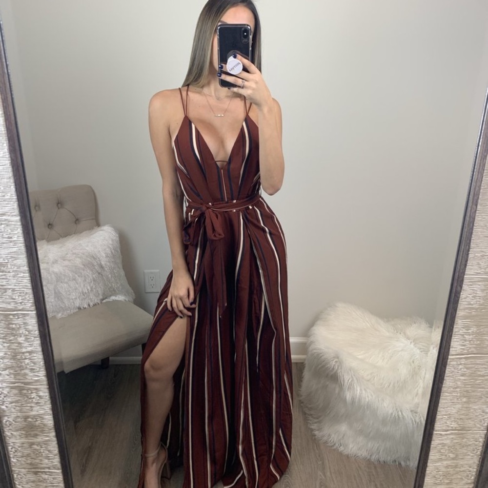 Stripped jumpsuit